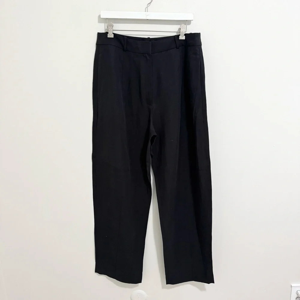 Banana Republic Black Long Straight Leg Trousers